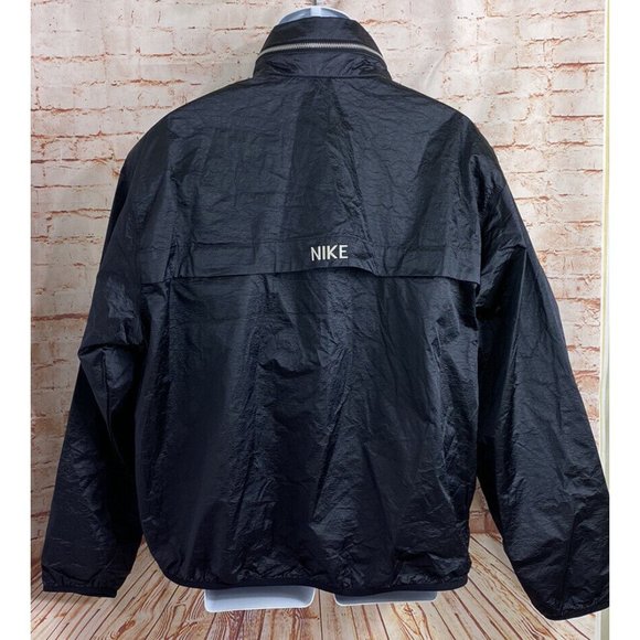 Nike Circa Black Rain Repellent Men’s Jacket Size Medium NWT Vented Zip - Picture 13 of 15